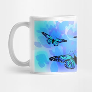 Blue Butterflies Mug